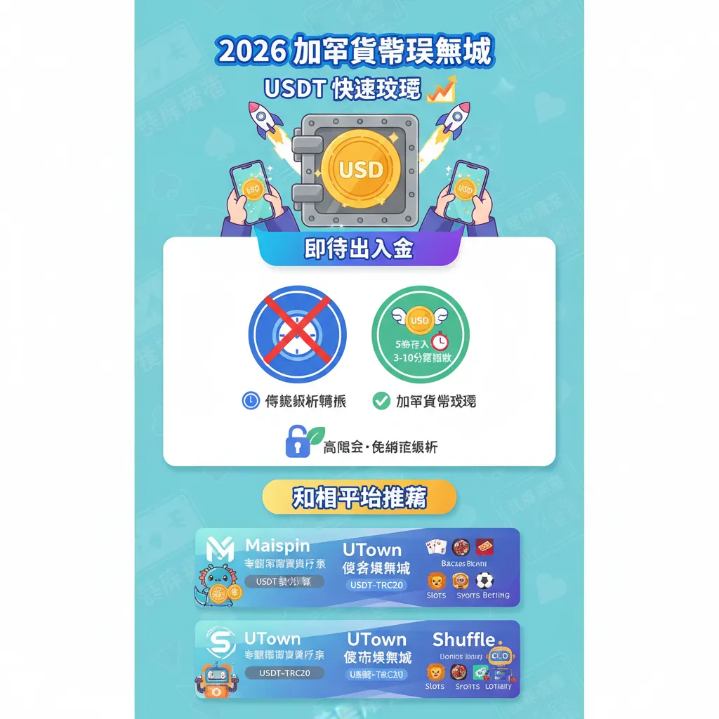 2026年新趨勢：加密貨幣娛樂城崛起，USDT交易成主流