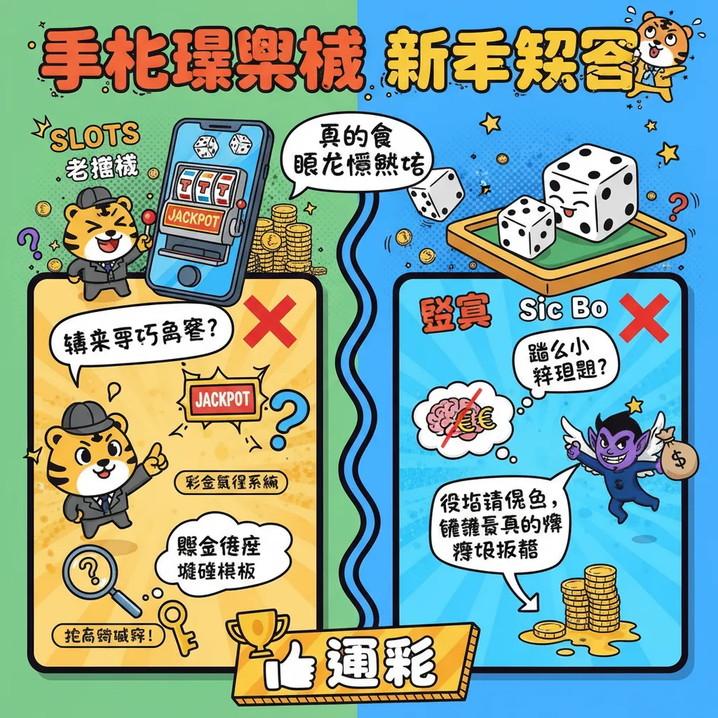 新手玩手機娛樂城：Slots與骰寶遊戲攻略大公開